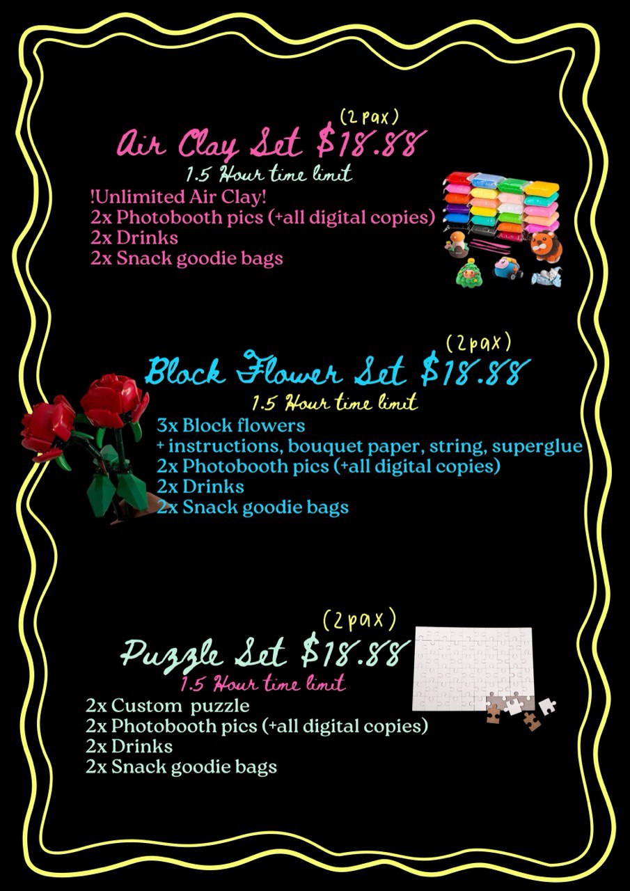Air Clay/Block Flower/Puzzle Set