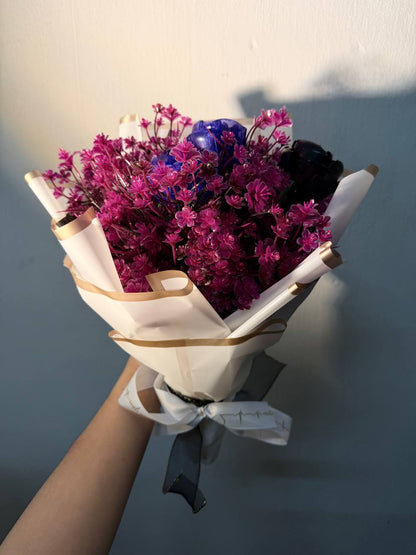 Painting Manic 3 roses Custom Brick Boquet