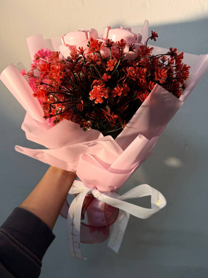 Painting Manic 3 roses Custom Brick Boquet