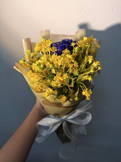 Painting Manic 3 roses Custom Brick Boquet