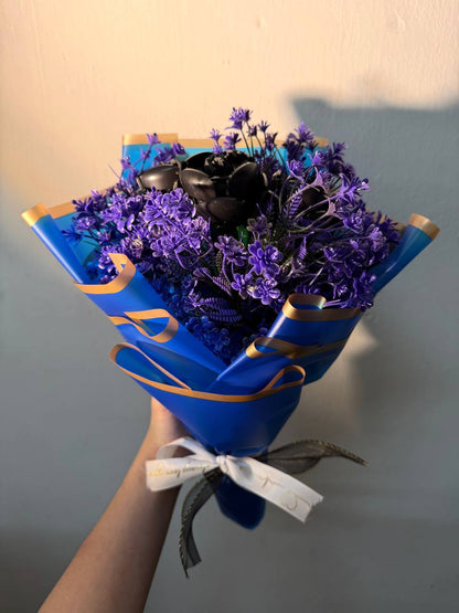 Painting Manic 3 roses Custom Brick Boquet