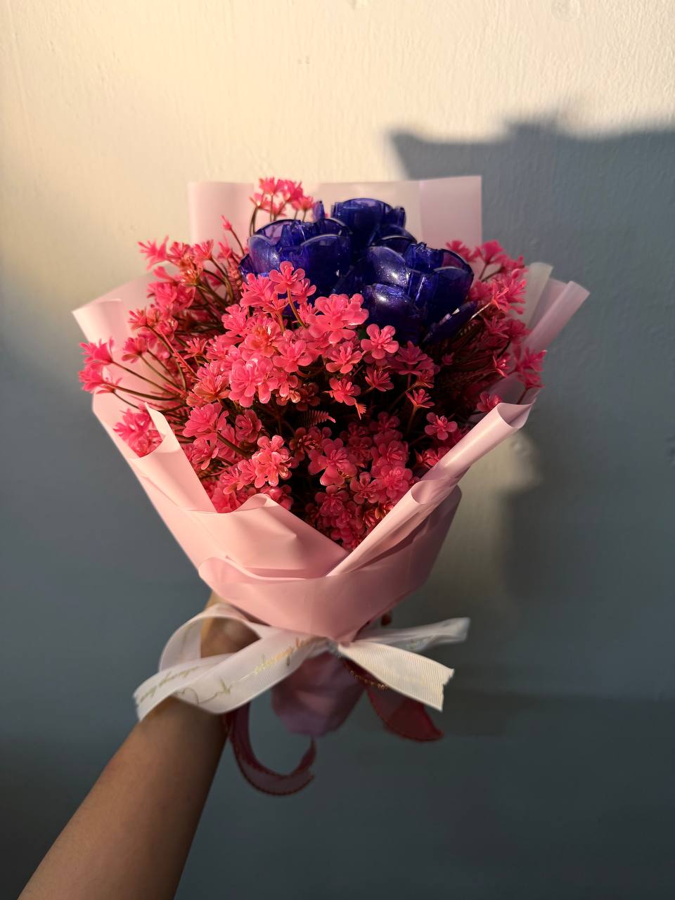 Painting Manic 3 roses Custom Brick Boquet