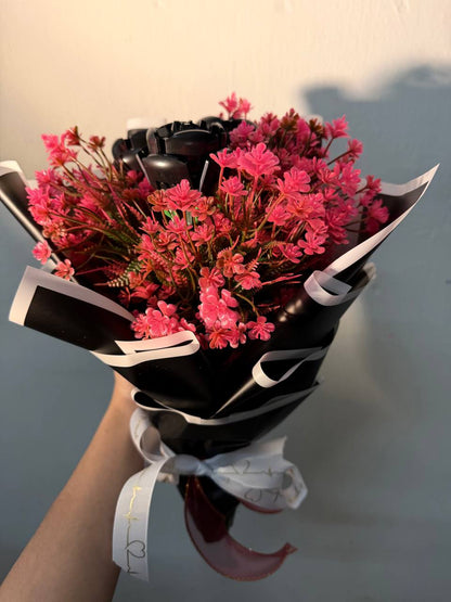 Painting Manic 3 roses Custom Brick Boquet